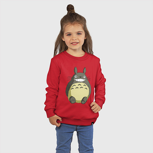 Детский свитшот Тоторо / Красный – фото 3