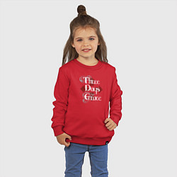 Свитшот хлопковый детский Three Days Grace, цвет: красный — фото 2