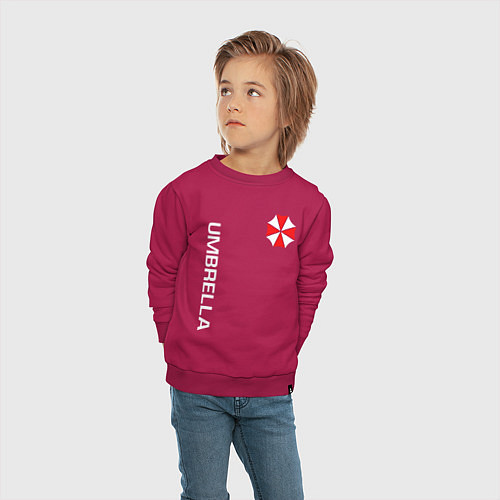 Детский свитшот UMBRELLA CORP / Маджента – фото 4