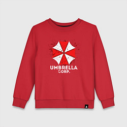 Свитшот хлопковый детский UMBRELLA CORP, цвет: красный