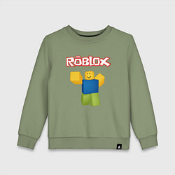 Свитшот хлопковый детский ROBLOX, цвет: авокадо