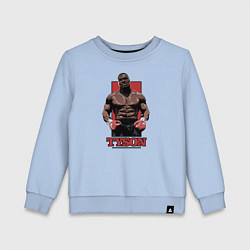Свитшот хлопковый детский Tyson, цвет: мягкое небо