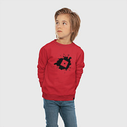 Свитшот хлопковый детский ROBLOX, цвет: красный — фото 2
