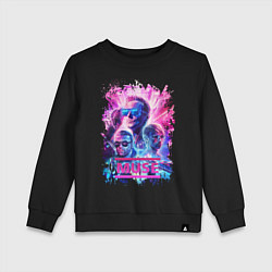 Свитшот хлопковый детский Muse, цвет: черный