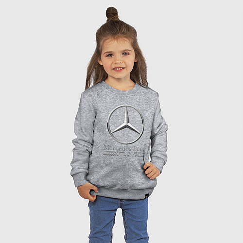 Детский свитшот MERCEDES-BENZ AMG / Меланж – фото 3