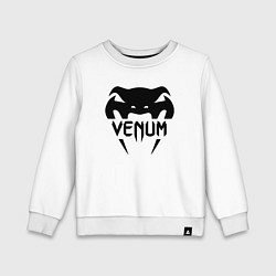 Свитшот хлопковый детский Venum, цвет: белый