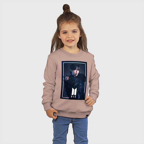 Детский свитшот BTS Black Swan / Пыльно-розовый – фото 3
