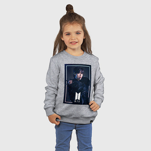 Детский свитшот BTS Black Swan / Меланж – фото 3