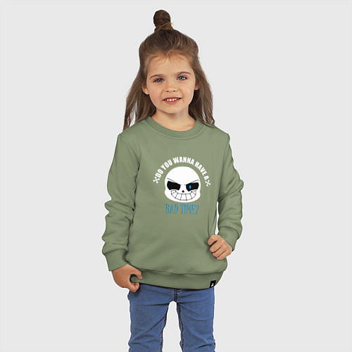 Детский свитшот UNDERTALE / Авокадо – фото 3