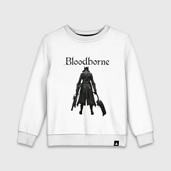 Свитшот хлопковый детский Bloodborne, цвет: белый