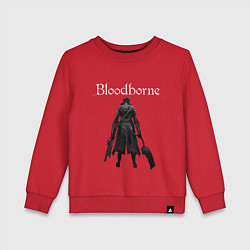 Свитшот хлопковый детский Bloodborne, цвет: красный