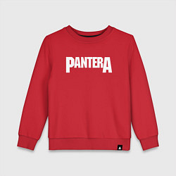 Свитшот хлопковый детский PANTERA, цвет: красный