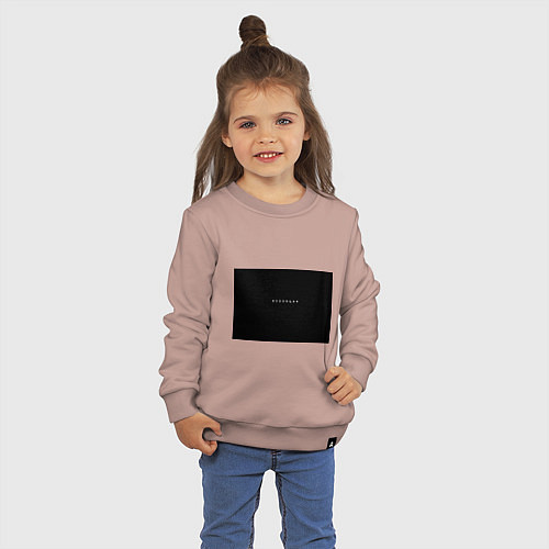 Детский свитшот Изоляция / Пыльно-розовый – фото 3