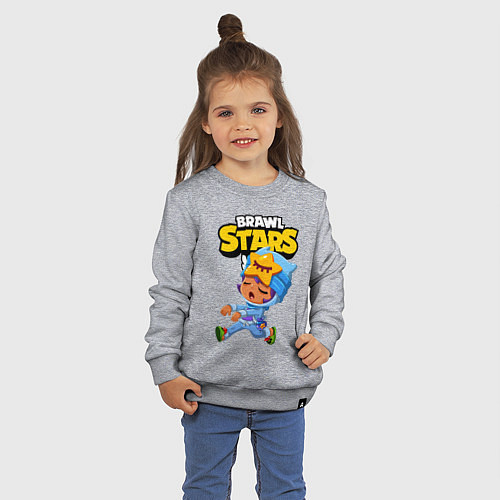 Детский свитшот BRAWL STARS SANDY / Меланж – фото 3