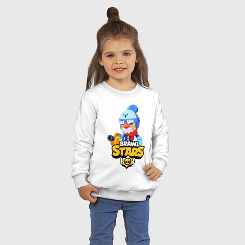 Детский свитшот BRAWL STARS GALE / Белый – фото 3
