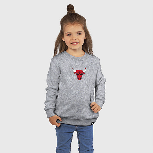 Детский свитшот CHICAGO BULLS / Меланж – фото 3