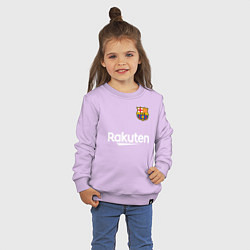 Свитшот хлопковый детский BARCELONA, цвет: лаванда — фото 2