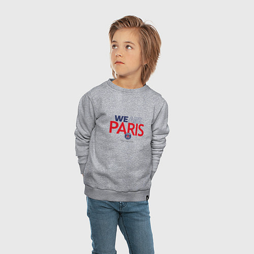 Детский свитшот PSG We Are Paris 202223 / Меланж – фото 4