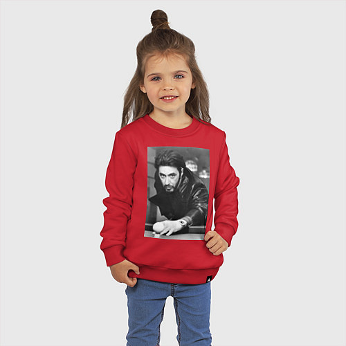Детский свитшот Аль Пачино / Красный – фото 3