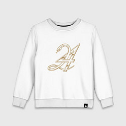 Свитшот хлопковый детский Kobe Bryant, цвет: белый