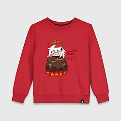 Детский свитшот Genshin Impact Paimon food