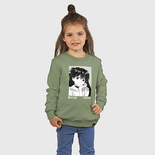 Детский свитшот Аска ева 02 / Авокадо – фото 3