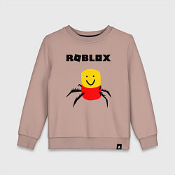 Свитшот хлопковый детский ROBLOX, цвет: пыльно-розовый