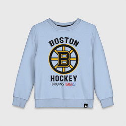 Свитшот хлопковый детский BOSTON BRUINS NHL, цвет: мягкое небо