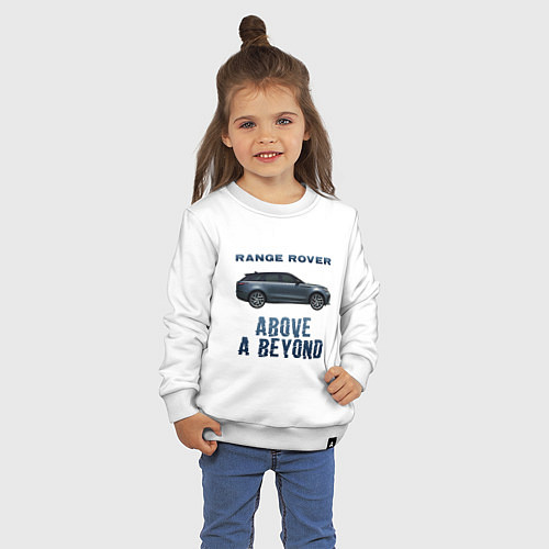 Детский свитшот Range Rover Above a Beyond / Белый – фото 3