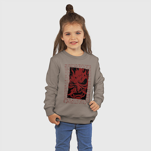 Детский свитшот Cyberpunk 2077 SAMURAI / Утренний латте – фото 3