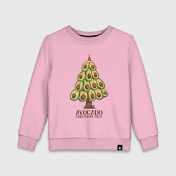 Детский свитшот Avocado Christmas Tree