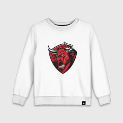 Свитшот хлопковый детский Red Bull, цвет: белый