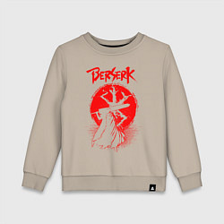 Свитшот хлопковый детский BERSERK, цвет: миндальный