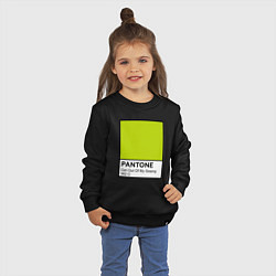 Свитшот хлопковый детский Shrek: Pantone Color, цвет: черный — фото 2