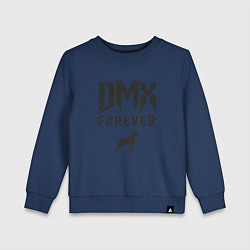 Свитшот хлопковый детский DMX Forever, цвет: тёмно-синий