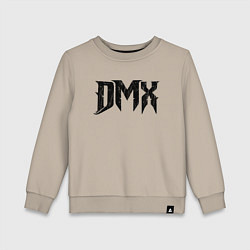 Свитшот хлопковый детский DMX Logo Z, цвет: миндальный