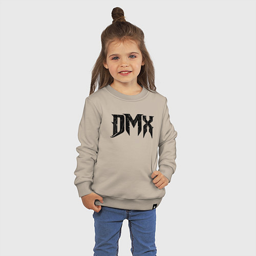 Детский свитшот DMX Logo Z / Миндальный – фото 3