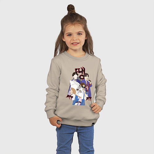 Детский свитшот DDAENG / Миндальный – фото 3