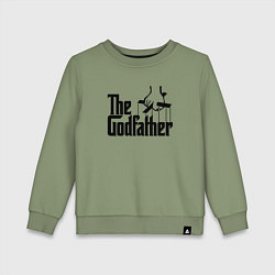 Свитшот хлопковый детский The Godfather, цвет: авокадо