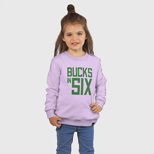 Детский свитшот Bucks In Six / Лаванда – фото 3