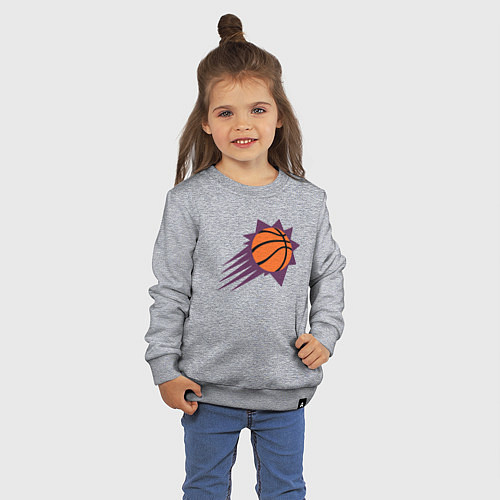 Детский свитшот Suns Basket / Меланж – фото 3