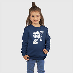 Свитшот хлопковый детский DDT Юрий Шевчук, цвет: тёмно-синий — фото 2