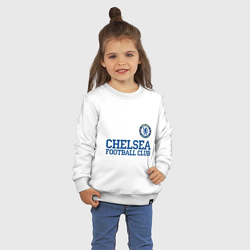 Детский свитшот Chelsea FC: Blue / Белый – фото 3