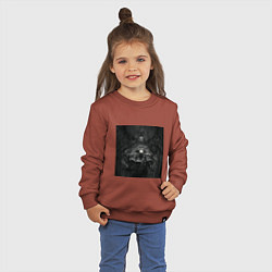 Свитшот хлопковый детский WARHAMMER chaos хаос, цвет: кирпичный — фото 2