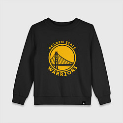 Свитшот хлопковый детский Golden state Warriors NBA, цвет: черный