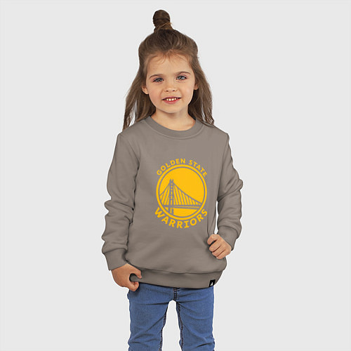 Детский свитшот Golden state Warriors NBA / Утренний латте – фото 3