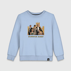 Свитшот хлопковый детский Downton Abbey Аббатство Даунтон, цвет: мягкое небо