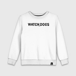 Свитшот хлопковый детский Watch Dogs, цвет: белый