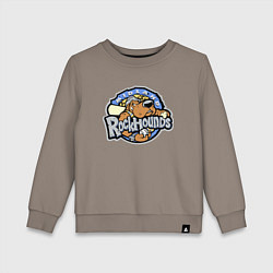 Свитшот хлопковый детский Midland Rockhounds - baseball team, цвет: утренний латте