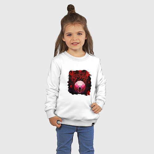 Детский свитшот Eye of Cthulhu / Белый – фото 3
